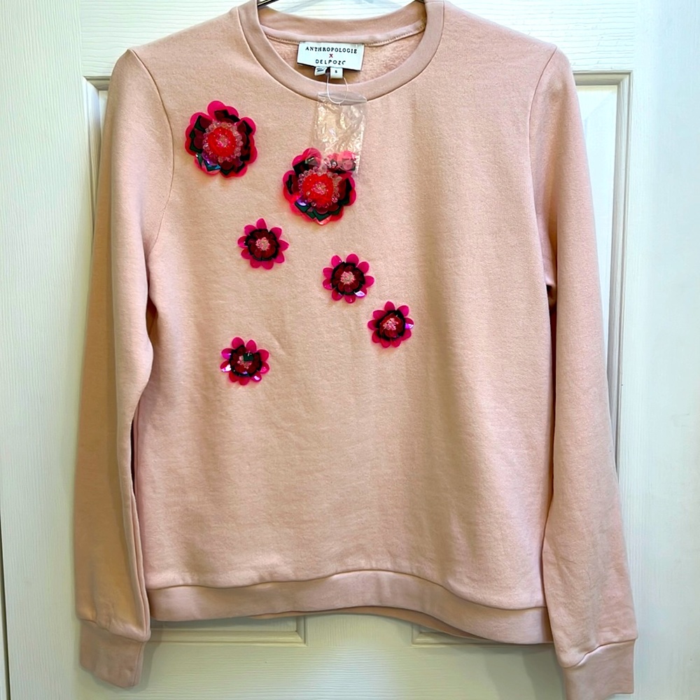 New Delpozo Sweatshirt Anthropologie S